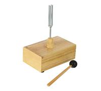 ibasenice 512hz Resonance Tuning Fork Wooden Speaker and Mallet Set for Physics Education and Acoustic Experiments, Suitable for Secondary School Science Labs
