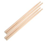 ibasenice 5a Drumsticks 2 Pairs Wooden Drum Sticks with Smooth Surface and Comfortable Grip Standard Size Wood Drum Sticks Musical Instrument Rhythm Rods