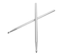 ibasenice 5a Metal Drum Sticks Aluminum Alloy Drumstick Fine Workmanship Weighted Drumsticks Exercise Drum Accessories Musicians