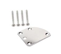 ibasenice 5holes Triangle Guitar Neck Plate Electric Guitar Neck Connecting Board Screws for Easy Installation Lightweight Design