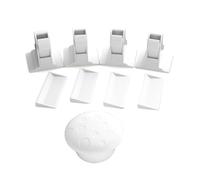 ibasenice 5pcs Abs Boys and Girls Safety Drawer Cabinet Door Locks Magnetic Boy Girl Safety Locks Easy to Install Use Prevent Curious Fingers