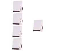 ibasenice 5pcs Adhesive Sliding Window Lock for Door Security Boy Girl Safety Door Lock for Sliding Glass and Closet