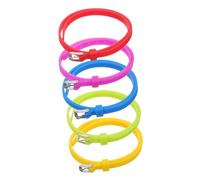 ibasenice 5Pcs Adjustable Silicone Bracelets for Parties Unisex Colorful Wristbands for Events Durable Multi Function Wristbands for Birthdays and Festivals