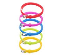 ibasenice 5Pcs Adjustable Silicone Wristbands Fashionable Festival Bracelets for Unisex Daily Wear for Adults Durable and Practical Design