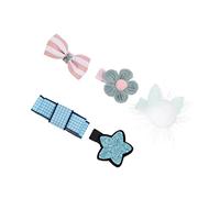 ibasenice 5pcs Adorable PET Hair Clips Set Cute Princess Crown Dog and Cat Headwear Accessories Premium Fabric Design for Small Pets