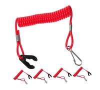 ibasenice 5PCS Boat Engine Safety Lanyard Emergency Stop Tether Cord for Outboard Motors Quick Engine Shutdown Reliable for Enhanced Boating Safety