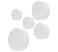 ibasenice 5pcs Cake Set Fake Cake Models round Foam Variety of Designs Creative Appearance Cake-making Practice Props for Holidays Parties and Birthdays