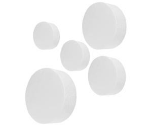 ibasenice 5pcs Cake Set Fake Cake Models round Foam Variety of Designs Creative Appearance Cake-making Practice Props for Holidays Parties and Birthdays