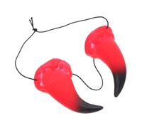 ibasenice 5pcs Detachable Devil Horn Headband Cow Horn Hair Hoop Props for Halloween Costume Parties Accessory for Adults Teens
