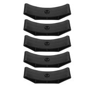 ibasenice 5pcs Dumbbell Rack Saddles Dumbbell Support Rack Black PP Hollow Structure Lightweight Noise-reducing Holder and Weight Plates Home Gym