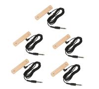 ibasenice 5pcs Electric Guitar Pickup for Acoustic Semi-acoustic Folk Guitars Sound No Drilling Required