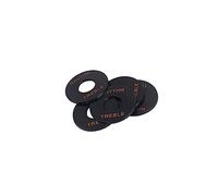 ibasenice 5pcs Electric Guitar Toggle Plate Rhythm Treble Washer Replacement Ring GN601 Stick-on Plate Black