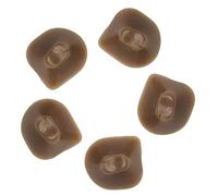 ibasenice 5pcs Flute Tail Block Brick Flute Hole Plugs Rubber Blocker for Repair Orchestral Instrument Accessories