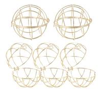 ibasenice 5pcs Gold Hollow Birdcage Metal Candy Boxes Wedding Packaging Boxes Retro Hollow Iron Candy Gift for Party Favor and Sweet Treats