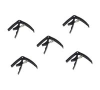 ibasenice 5pcs Guitar Capo for Acoustic Electric Guitar Lightweight Capo Spring Mechanism for Live Performances and Studio Recordings