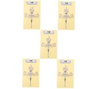 ibasenice 5pcs Guitar Headstock Sticker Guitar Headstock Decal Electric Decor for Inlay Stickers