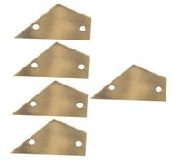 ibasenice 5pcs Guitar String Action Ruler Metal Musical Instrument Check Tool Precision Leveling Gauge for Electric Bass and Guitar Neck Measurement