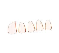ibasenice 5pcs Guzheng Nail Clips Fingertip Protectors for String Instruments Orange Small