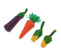 ibasenice 5Pcs Hamster Chewing Fun Care Supplies for Hamsters Rabbits and Guinea Pigs Includes Molar Sticks and Cartoon Designs for Safe Chewing and Play