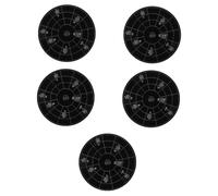 ibasenice 5pcs Melody Chord Wheel for Guitar and Piano Portable Aluminum Alloy Music Theory Tool for Musicians Beginners and Professionals Compact Design for Easy Use