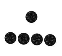 ibasenice 5pcs Melody Tool Chord Theory Learning Tool Aluminum Alloy Chord Wheel Supply for Guitar Music Melody Wheel for Musicians Instrument