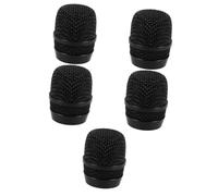 ibasenice 5pcs Metal Microphone Replacement Grille Mic Head Cover Grill Compatible for Bayer Mesh Mic Grill for Ball Head Use