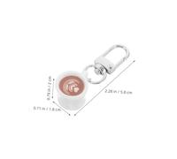 ibasenice 5pcs Mini Coffee Cup Keychains for Coffee Lovers for Bag Backpack Car Keys Accessories Gifts for Women Men