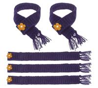 ibasenice 5pcs Mini Silk Scarves Adjustable Size for Dolls Accessories Diy Doll Scarf Party Favor