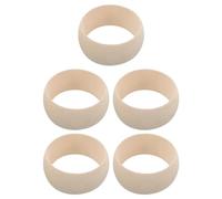 ibasenice 5pcs Natural Wooden Bangles Blank Smooth Round Rings for DIY Crafts Jewelry Making Painting Unfinished Wood Bracelets Large Inner