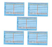 ibasenice 5pcs Removable Piano Keyboard Note Labels with Music Notation and Color Coding Beginner-friendly Detachable Stickers for Easy Learning and Quick Application Piano Keys