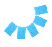 ibasenice 5pcs Reusable Ice Packs Cooling Blocks for Lunch Boxes Coolers for Food Medicine Storage Efficient Cooling Technology Portable Compact Design
