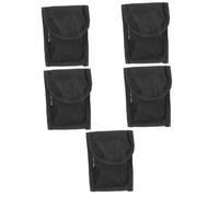 ibasenice 5pcs Saxophone Accessories Storage Bag Trumpet Mouthpiece Pouch Lightweight Flute Head Container