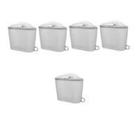 ibasenice 5pcs Steam Bag Reusable Microwave Steam Bags for Vegetables and Fruits Food Storage Container Capacity Fresh Keeping for Busy Parents