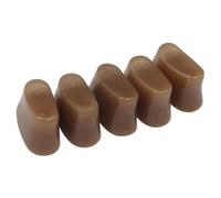 ibasenice 5pcs Tail Glue Brick for Flute Flute Hole Block Repair Parts Accessories Rubber Blocker Orchestral Instrument