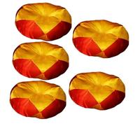 ibasenice 5pcs Tibetan Singing Bowl Cushion Pad for Buddhist Sound Bowl Reusable Cotton Pad Protective Mat for Prayer for Meditation and Sound Healing Practices
