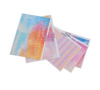 ibasenice 5pcs Tone Kalimba Scale Stickers for Beginners Finger Instrument Training Stickers Thumb Piano Note