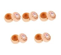 ibasenice 5pcs Tooth Keepsake Box for Boys and Girls Wooden Storage Case for Teeth and Hair Modern Minimalist Design for Boys and Girls for Newborns and Birthdays