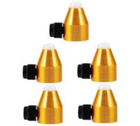 ibasenice 5pcs Tuning Fork Feet for Meditation Round Smooth Feet Parts for Chakras