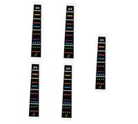 ibasenice 5pcs Violin Sticker Guide Position Markers for Easy Finger Placement and Visible Fretboard Labels for Beginners Practice Versatile for All Violin