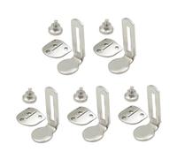 ibasenice 5sets Adjustable Clarinet Thumb Rest Support Plated Holder for Comfortable Playing Suitable for Clarinet Players Includes Screws Per