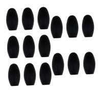 ibasenice 5sets Black Set Saxophone Key Pad Accessories Key Pad Protective Cover for Saxophone 3pcs*5