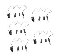 ibasenice 5sets Guitar Clip Receiver for Acoustic and Folk Guitar Clip for Live Performances and Studio Recordings