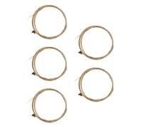 ibasenice 5sets String Stainless Steel Guitar Strings for Acoustic and Classical Guitars Light Gauge for Folk Playing
