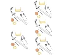 ibasenice 5sets Trombone Drain Valve Replacement Cork Pad Drain Valve Shower Stop Accessory