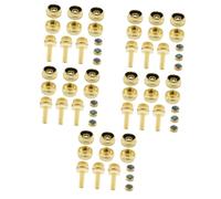 ibasenice 5sets Trumpet Piston Button Buckles for Musical Trumpet Button Snaps and Instrument Tools for Repair and Maintenance