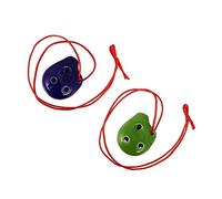 ibasenice 6-hole Ceramic Ocarina Alto c Musical Instrument for Boys and Girls Present for Friends Family Color