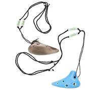 ibasenice 6-hole Mini Ocarina Music Instrument for Boys and Girls Beginner Practice Ocarina Necklace Decorative Instrument for Children