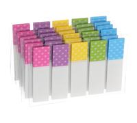 ibasenice 6 Packs Self-Adhesive Pet Page Markers with Colourful Sticky Tabs for Work and Home, Lightweight Design and Convenient to Use Paper Page Tabs for Individuals and School Students