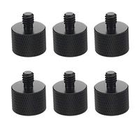 ibasenice 6 Pcs Adapter Screw for Microphone Stand Tripod Compatible Mic Mini Microphone