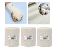 ibasenice 6 Rolls 5Cm X 4.5M Elastic Cotton Compression Wrap for Sports Training and Medical Use, Stretchable Elastic Wraps for Injury Support and Vein Care